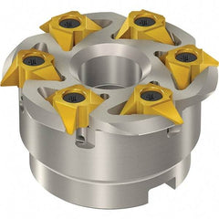 Vargus - 3.46" Cut Diam, 11.811" Max Depth of Cut, 1-1/4" Arbor Hole Diam, 1-1/4" Shank Diam, Internal/External Indexable Thread Mill - Insert Style 5VI, 5/8" Insert Size, 6 Inserts, Toolholder Style TM SC-D, 2.07" OAL - Industrial Tool & Supply