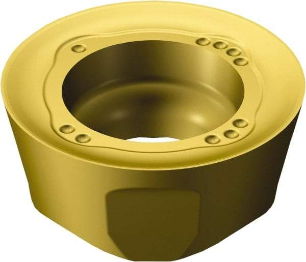 Sandvik Coromant - 6001045 ML Grade S40T Carbide Milling Insert - TiCN/Al2O3/TiN Finish, 4.5mm Thick, 10mm Inscribed Circle, 5mm Corner Radius - Industrial Tool & Supply