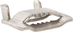 IDEAL TRIDON - Grade 201, Stainless Steel Banding Strap Buckle - 1" Wide - Industrial Tool & Supply