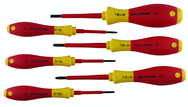 Insulated Torx® Screwdriver Set T8 - T25. 6 Pieces - Industrial Tool & Supply