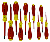 Insulated Torx® Screwdriver Set T6 - T30. 10 Pieces - Industrial Tool & Supply