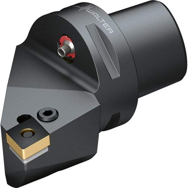 Walter - 95° Lead Angle, Indexable Turning Toolholder - 103mm OAL, Series PCLN-CAPTO-AUSSEN - Industrial Tool & Supply