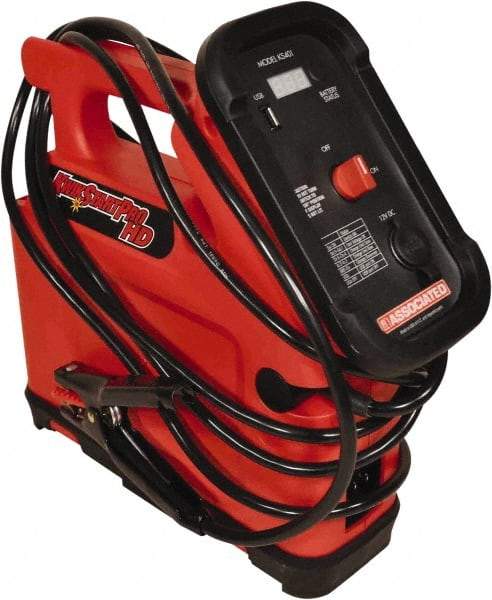 Associated Equipment - 12 Volt Battery Powered Starter - 1,700 Peak Amps - Industrial Tool & Supply