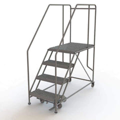 TRI-ARC - Rolling & Wall Mounted Ladders & Platforms Type: Rolling Work Platform Style: Steel Work Platform - Industrial Tool & Supply