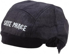 Save Phace - Size Universal, Flame Resistant Elastic Skull Cap - Black Skull Pattern, Cotton - Industrial Tool & Supply