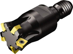 Sandvik Coromant - 4 Inserts, 0.5512" Cutter Diam, 1.2mm Max Depth of Cut, Indexable High-Feed Face Mill - Series CoroMill 415 - Industrial Tool & Supply