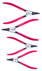 Wiha Straight External Retaining Ring Plier Set -- 4 Pieces -- Includes: Tips: .035; .050; .070; & .090" - Industrial Tool & Supply