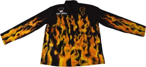 Save Phace - Size XL Flame Resistant/Retardant Jacket - Black, Cotton, Snaps Closure - Industrial Tool & Supply