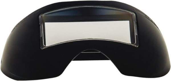 Save Phace - 3.74" Wide x 1.42" High, Lens Shade 10, Polycarbonate Holder - Green, Front-Mounted - Industrial Tool & Supply