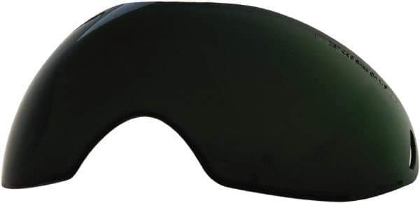 Save Phace - 11" Wide x 3-3/4" High, Lens Shade 8, Polycarbonate Lens - 5/8" Thick, Green, Inside Mount - Industrial Tool & Supply