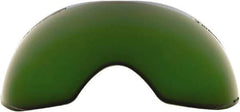 Save Phace - 11" Wide x 3-3/4" High, Lens Shade 5, Polycarbonate Lens - 5/8" Thick, Green, Inside Mount - Industrial Tool & Supply