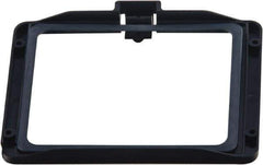 Save Phace - 3.74" Wide x 1.42" High, ABS Plastic Cover Plate - 1/4" Thick, Clear, Inside Mount - Industrial Tool & Supply