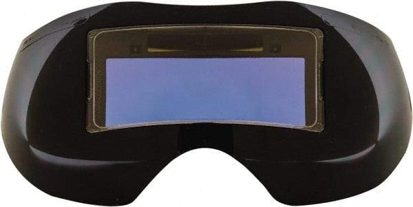 Save Phace - 3.62" Wide x 1.42" High, Lens Shade 3 to 10, Polycarbonate Auto-Darkening Filter - 1/4" Thick, Green, Front-Mounted - Industrial Tool & Supply