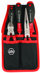 Soft Grip Belt Pack Pouch Set With Slotted & Philips Drivers Diagonal Cutters & Long Nose Pliers. 5 Pc. Set - Industrial Tool & Supply