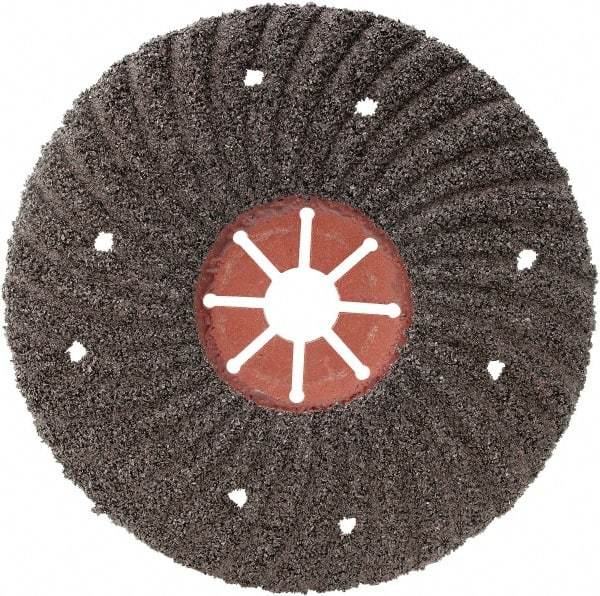Camel Grinding Wheels - 7" Diam 7/8" Hole 60 Grit Fiber Disc - Medium Grade, Silicon Carbide, 8,500 Max RPM, Series Semi Flex Red Fiber - Industrial Tool & Supply