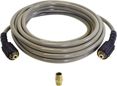 Simpson - 3,100 Max psi Fixed Pressure Washer Hose - 25' Long, Polyurethane, Female - Industrial Tool & Supply