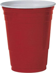 Solo - Plastic Party Cold Cups, 16 oz - Red - Industrial Tool & Supply