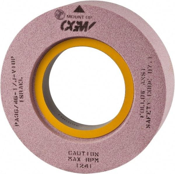 Camel Grinding Wheels - 20" Diam x 10" Hole x 6" Thick, I Hardness, 46 Grit Surface Grinding Wheel - Silicon Carbide, Type 7, Coarse Grade, Vitrified Bond, Two-Side Recess - Industrial Tool & Supply