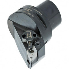 Iscar - Right Hand Cut, Size C4, Various Insert Compatiblity, External Modular Turning & Profiling Cutting Unit Head - 27mm Ctr to Cutting Edge, 55mm Head Length, Through Coolant, Series CAMFIX, Isoturn, JetHPLine - Industrial Tool & Supply