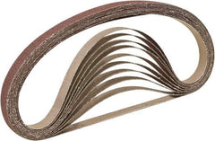 Camel Grinding Wheels - 1" Wide x 30" OAL, 36 Grit, Aluminum Oxide Abrasive Belt - Aluminum Oxide, Medium, Coated, X Weighted Cloth Backing, Dry, Series A3 - Industrial Tool & Supply