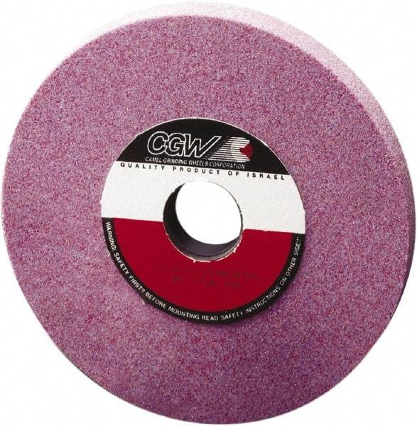 Camel Grinding Wheels - 12" Diam x 3" Hole x 1" Thick, J Hardness, 46 Grit Surface Grinding Wheel - Ceramic, Type 1, Medium Grade, Vitrified Bond, No Recess - Industrial Tool & Supply