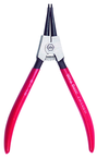 Straight External Retaining Ring Pliers 1/8 - 3/8" Ring Range .035" Tip Diameter with Soft Grips - Industrial Tool & Supply