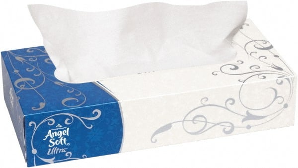 Georgia Pacific - 30 125-Sheet Boxes Flat Box of White Facial Tissues - Industrial Tool & Supply