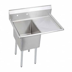 Sinks; Type: Scullery Sink; Outside Length: 36.500; Outside Length: 36-1/2; Outside Width: 25-3/4; 25.75 in; Outside Height: 45; Outside Height: 45 in; 45.0 in; 45.0000; Material: Stainless Steel; Inside Length: 16; Inside Length: 16 in; 16.0 mm; Inside W