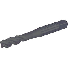 Kennametal - M16x2.00 3 Flute 6H Bottoming Spiral Flute Tap - Vanadium High Speed Steel, Oxide Finish, 3-13/16" OAL, Right Hand Flute, Right Hand Thread, D7, Series GOtap\xAE - Industrial Tool & Supply