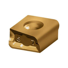 Walter - LNHU100508 F57T Grade WKP25S Carbide Milling Insert - TiCN/Al2O3/TiCN Finish, 0.2165" Thick, 0.8mm Corner Radius - Industrial Tool & Supply