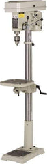 Enco - 346mm Swing, Step Pulley Drill Press - 16 Speed, 3/4 hp, Single Phase - Industrial Tool & Supply