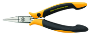 Short Flat Nose Pliers; Smooth Jaws ESD Safe Precision - Industrial Tool & Supply