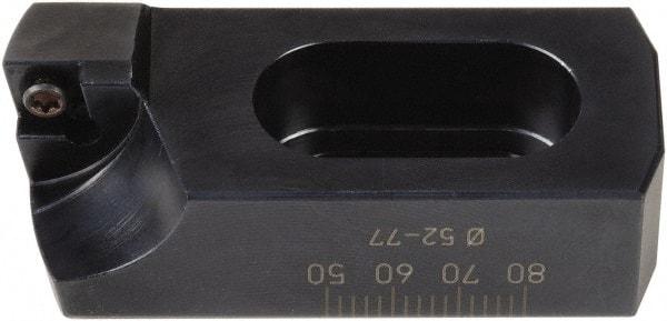 WOHLHAUPTER - CCMT06 Insert Style, 2.598" OAL, Replaceable Boring Bar Head - 1.1024" Shank Diam, Multi Use Tool, 92° Lead Angle, 2.598" Back of Bar to Cutting Edge, 4.016" Max Bore Diam, Through Coolant, Series Wohlhaupter 019 - Industrial Tool & Supply