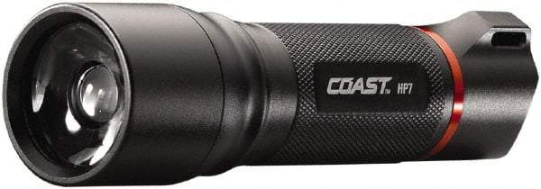 Coast Cutlery - White LED Bulb, 360 Lumens, Industrial/Tactical Flashlight - Black Aluminum Body, 4 AAA Alkaline Batteries Included - Industrial Tool & Supply