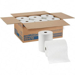 Georgia Pacific - Hard Roll of 1 Ply White Paper Towels - 10" Wide, 800' Roll Length - Industrial Tool & Supply