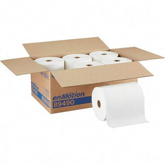 Georgia Pacific - Hard Roll of 1 Ply White Paper Towels - 10" Wide, 800' Roll Length - Industrial Tool & Supply