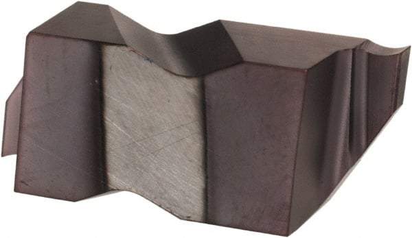 Hertel - 3047IG K Grade HC215, 1.19mm Cutting Width Carbide Grooving Insert - 1.9mm Max Depth of Cut, Right Hand, TiAlN Finish - Industrial Tool & Supply