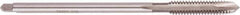 Regal Cutting Tools - 3/8-16 UNC 3 Flute H3 Bright Finish High Speed Steel Spiral Point Extension Tap - Plug Chamfer, 6" OAL, 1-1/4" Thread Length, 3B Class of Fit - Industrial Tool & Supply