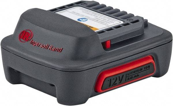 Ingersoll-Rand - 12 Volt Lithium-Ion Power Tool Battery - 2 Ahr Capacity, 1 hr Charge Time, Series IQV-12 - Industrial Tool & Supply