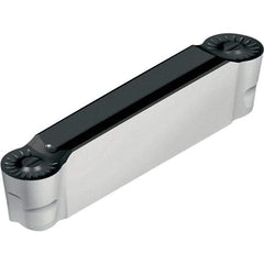 Walter - 2R1.20LGX Grade WTA33, 1.2mm Cutting Width Carbide Grooving Insert - Left Hand, TiCN/Al2O3 Finish - Industrial Tool & Supply