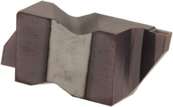 Tool-Flo - 3105FLG Grade AC3, 0.105" Cutting Width Carbide Grooving Insert - 0.18" Max Depth of Cut, Right Hand, .005 to .010" Corner Radius, AlTiN Finish - Industrial Tool & Supply
