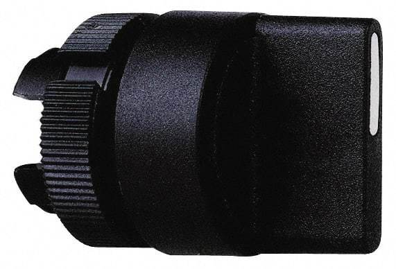 Schneider Electric - 22mm Mount Hole, 3 Position, Knob Operated, Selector Switch Only - Black, Maintained (MA), Shock and Vibration Resistant - Industrial Tool & Supply