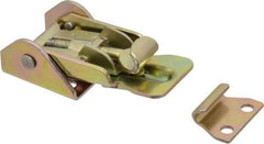 Value Collection - 3-13/32" Long x 1-3/16" Wide, Adjustable Toggle Latch - Steel, with Yellow Chromate Finish - Industrial Tool & Supply