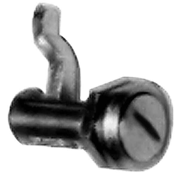 Dzus - 1/4 Turn Pawl Latch - 0.375 to 0.750 Grip, Zinc Plated Steel - Industrial Tool & Supply