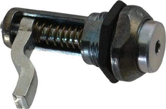 Dzus - 1/4 Turn Pawl Latch - 0.32 to 0.91 Grip, Zinc Plated Steel - Industrial Tool & Supply
