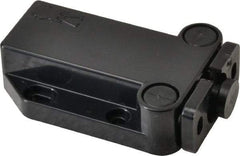 Sugatsune - 2-1/4" Long x 1-3/8" Wide x 5/8" High, Plastic Safe Push Latch - MC-37 Catch - Black Coated - Industrial Tool & Supply