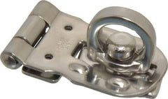 Sugatsune - 1-9/16" Long x 7/8" Wide, Durable Hasp - Stainless Steel - Industrial Tool & Supply