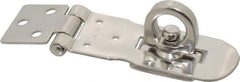Sugatsune - 2-15/16" Long x 1-1/16" Wide, Durable Hasp - Stainless Steel - Industrial Tool & Supply
