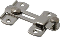 Sugatsune - 2-3/4" Long x 3-15/16" Wide x 3/8" High, Bar Latch - Stainless Steel, with Stainless Finish - Industrial Tool & Supply