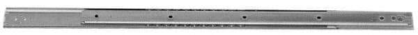 Sugatsune - 24" Slide Length, 17.72" Travel Length, Stainless Steel Ball Bearing Slide SSR-5 - 1/2" Wide, 2-3/4" High, 196 Lb Capacity at Full Extension, Satin Finish - Industrial Tool & Supply